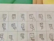 孩子被罚写“罗”字,妈妈拍照上传走红网络,网友:写出灵魂了(图集)